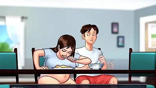 Yaz mevsimi efsanesi - Johannes Eve'in amıyla oynadı ve kadın ona elle muamele çekti