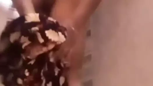 Ateşli yenge amcık götü