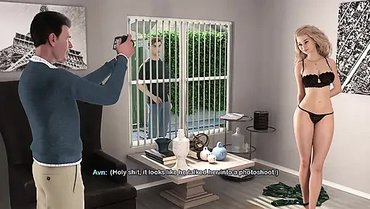 My Bimbo Dream 43 - Blonde Bimbo Stepmom Gets Her First Nude Photoshoot