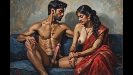 Delhi girl Priya foursome sex with her boyfriend and his friends gangbang desi girl