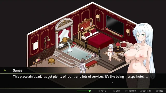 Hentai oyunu - yaramaz büyük memeli evli kadınla seks - ahlaksız hamam