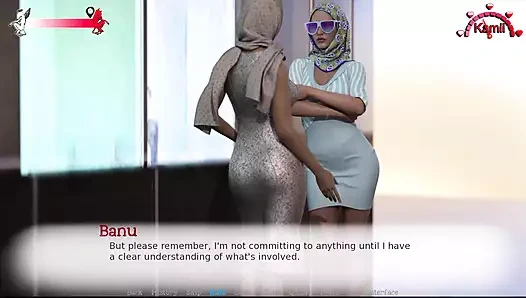 Orta doğuda hayat #16 - Banu Murat tarafından sikiliyor ve amını yaladı .. Banu ve Hicran patronu görmeye gitti