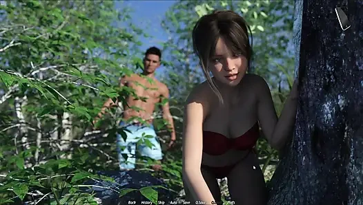 Alex Fingering Stepsister Pussy While They Watches Couple Having Sex In Forest