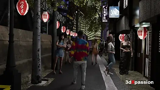 Welcome to Nexus-3: Tokyo Mode - Neon Nights with Chieko - Blowjob, Cowgirl, Assfuck & Cumshots