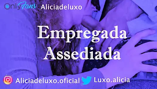 Hizmetçi patronu emiyor