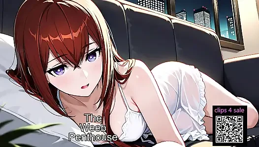 Makise kurisu - steins gate - bdsm kölesi