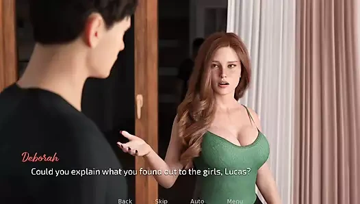 Step brother conversation with beautiful girl