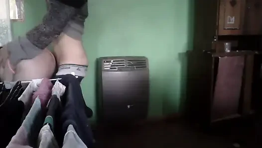 Fırının yanında mutfakta seks yapıyoruz