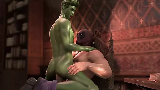 Deadpool beas.t çocuğa büyük sikini verir