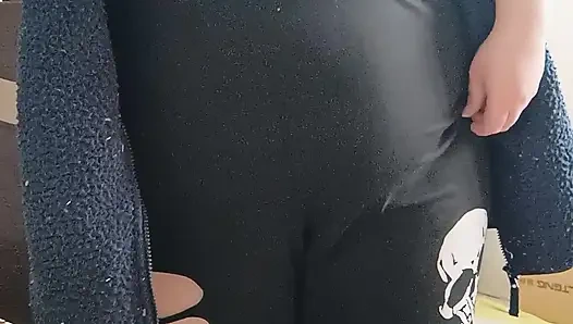 Ateşli siyah pantolon