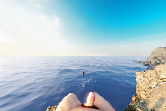 Lara Croft güzel İngiliz aksanını açık havada gün batımının altında sahilde geçiriyor!