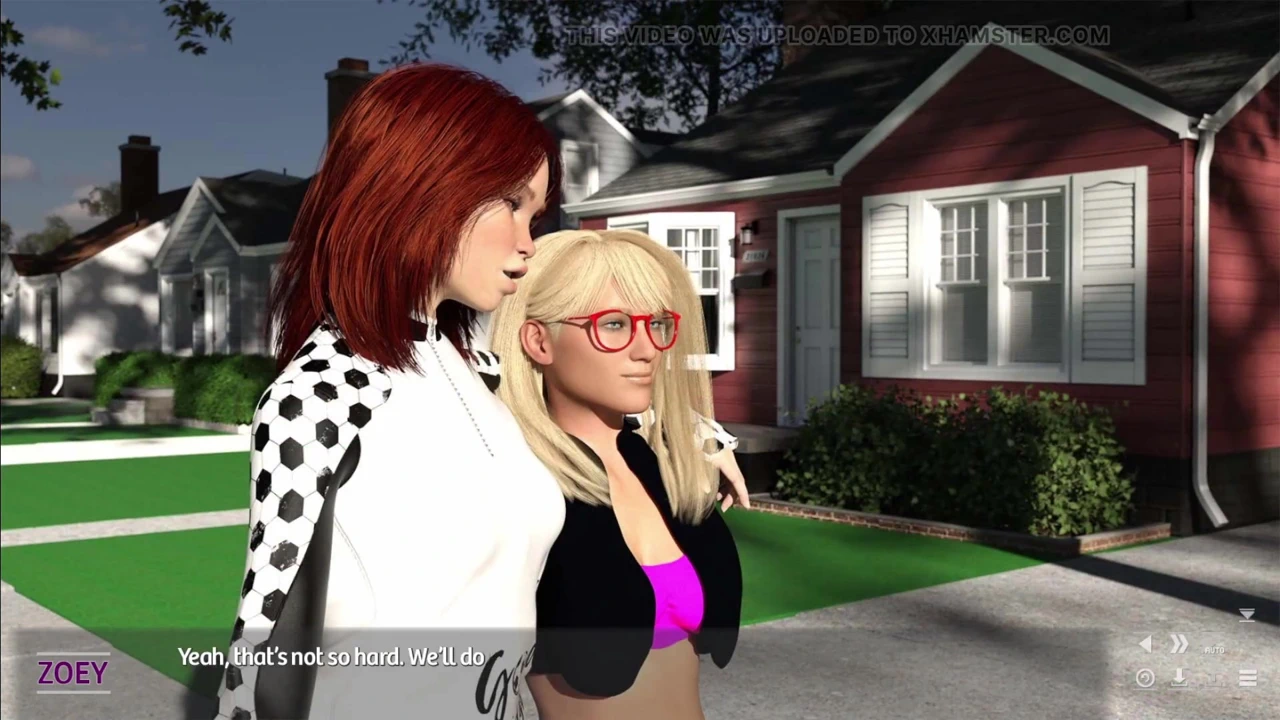 Trans Blondy Alex’s First Day at Gym with Zoey