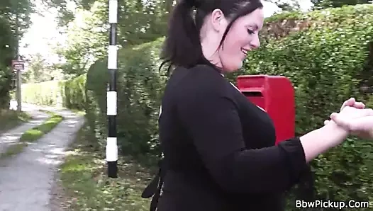 chubby aldı kız sürmek onun et