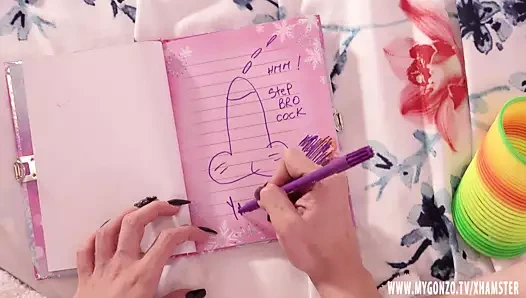 Yummy çük: genç şeker çapraz sadece üvey kardeşini becerdin