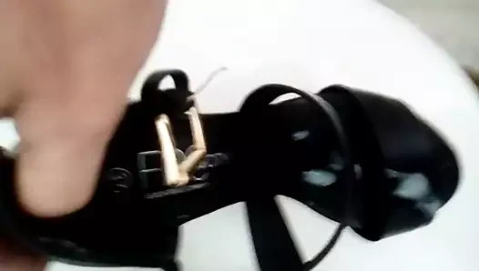 Cum üzerinde onu seksi takozlar