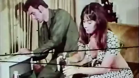 Ateşli aşıklar un (1970'lerde vintage) beceriyor