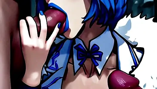 Warmed up the Snow Maiden with hot cum