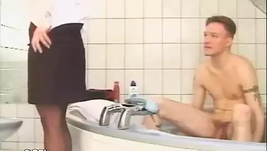 Ateşli ve seksi Alman çiftler