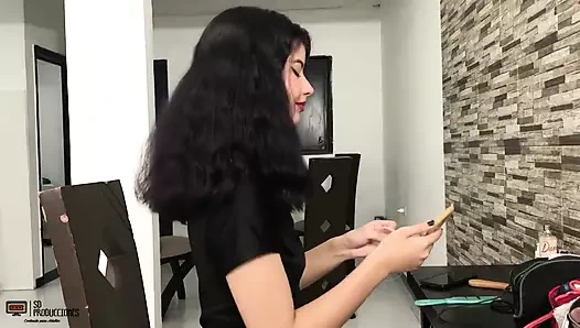 Azgın üvey kız kardeşimle şehvetli sikişiyor - bölüm 9 - İspanyolca porno