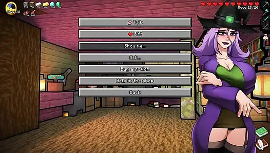 Minecraft azgın zanaat - bölüm 38 cadı beni emiyor! Loveskysanhentai tarafından