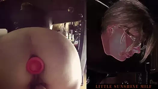 boyundurukta kapana kısılmış, çift penetrasyon, popo fişi, eşek