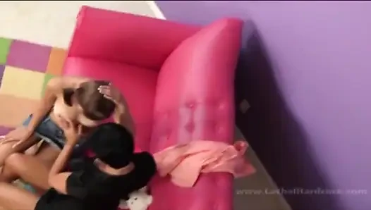 LethalHardcore - Couple Seduces Horny Babysitter into Threesome Sex