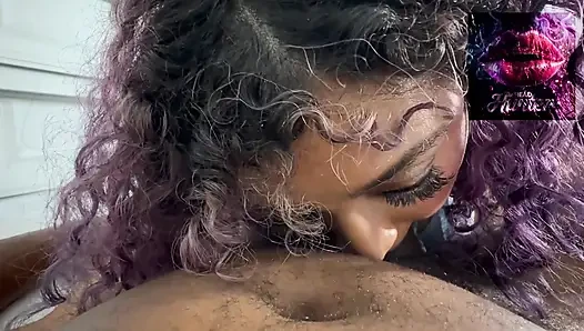 Anita Valentina'nın gırtlağına kadar büyük zenci