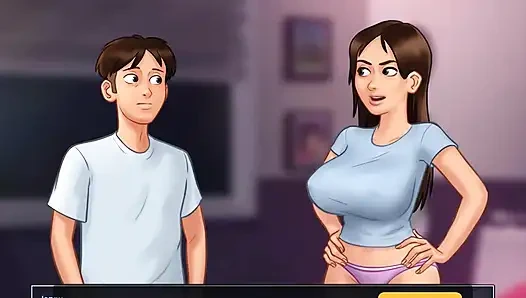 Yaz mevsimi efsanesi: üvey erkek kardeş üvey kız kardeşini odasında sikişmeye davet ediyor bölüm 141