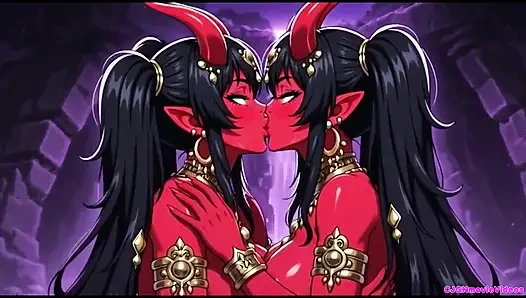 İblis kraliçesi azgın istiyor, ai animasyonu