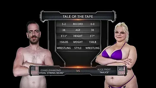 Chad Diamond ve Alice Frost ev baskısı karışık güreş