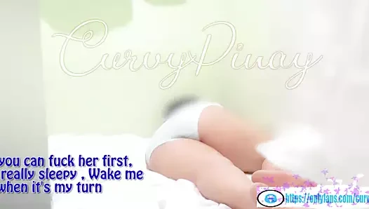 Erkek arkadaşım en iyi arkadaşının beni sikmesine izin verdi (tagalog) düzgün vücutlu