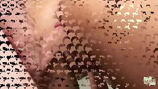 Önce Asyalı amcığını ye ve sonra anal deliğini ham yap