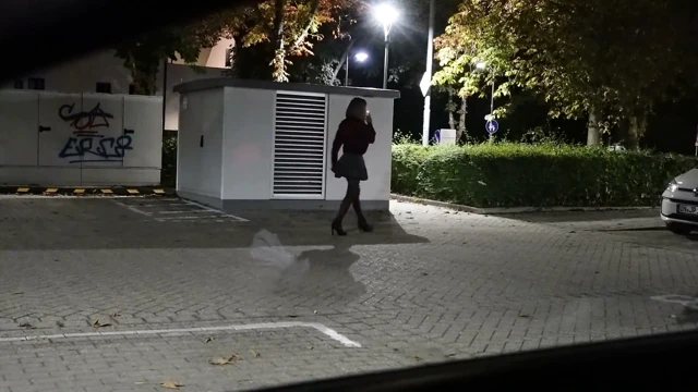 Çoraplı otoparkta dildomu sikiyorum