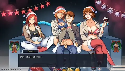 Üvey kız kardeş mükemmel Noel hediyesini veriyor