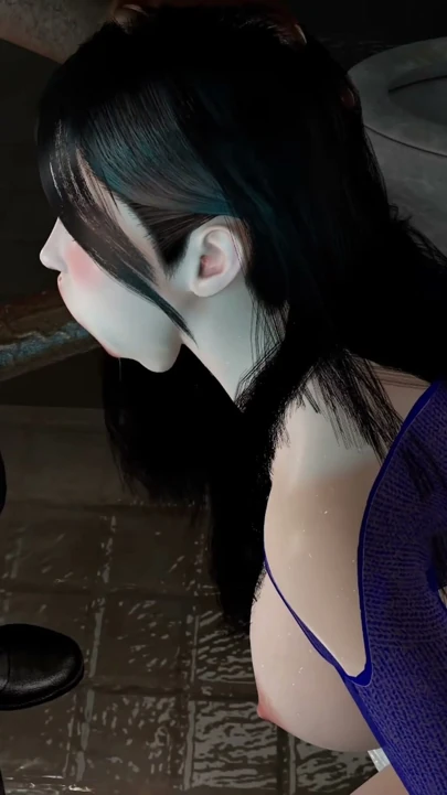 3 boyutlu büyük memeli orta yaşlı seksi kadın umumi banyoda büyük zenci yarağıyla aldatıyor