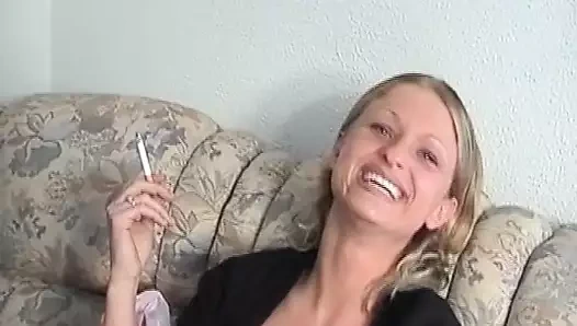 Amateur German babes sharing dildos in hot lesbo action