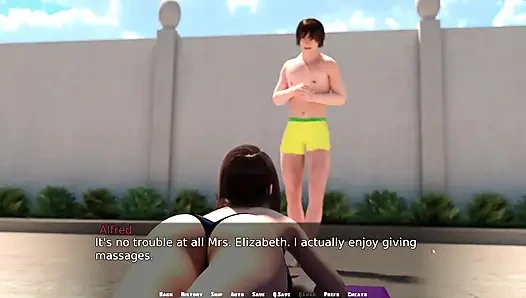 Matias Caught Alfred Massaging His Stepmom Big Boobs On Swimming Pool