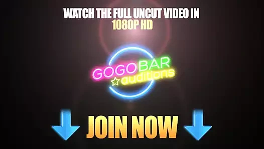 Sıska Taylandlı kız gogo dansçısı olmak için seçmeler