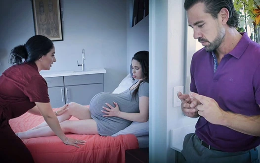 Jenna Ross üreme anlaşmalarının bir parçası olarak Johnny ve Sheena tarafından sikiliyor