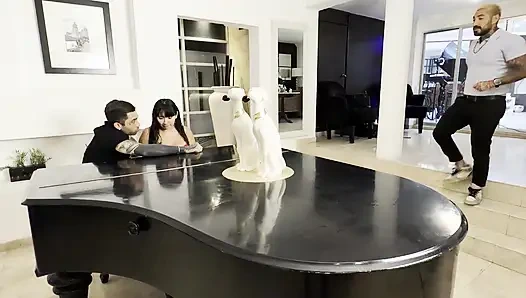 Celia ve iki Erick Meksika'da.