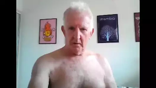 Webcam üzerinde büyükbaba gösterisi