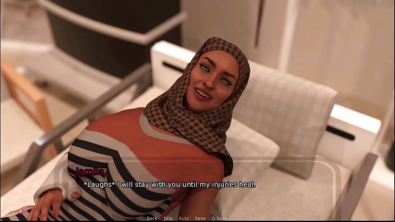 Büyükannelerin evi 48 Jamila'ya yardım etmeyi seviyorum