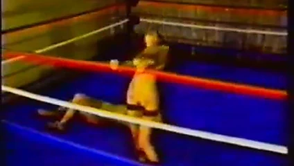 Vintage güreş yendi