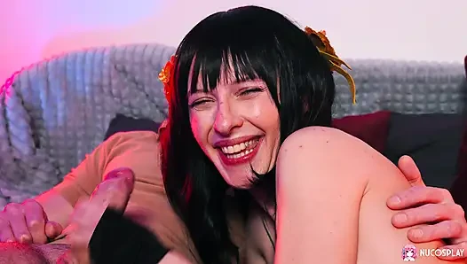 Büyük memeli seksi kız Stella Bliss erkek arkadaşıyla ateşli seks yaptı.