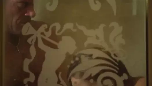 tittle'a ihtiyacım var: randy sert bir rammed olmadan önce buharlı bir kedi yalama var