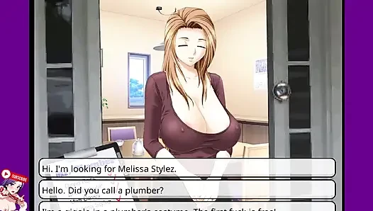 Tesisatçının ziyareti. Klasik klasik hentai