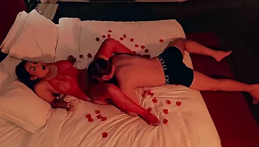 Arap hatunla romantik seks