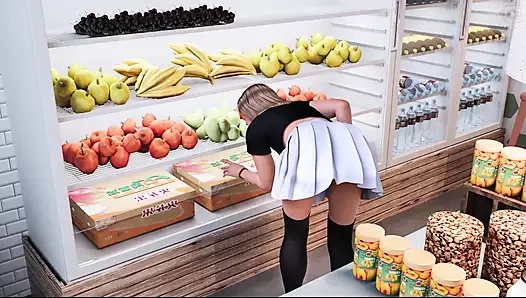 Sunville'in orta yaşlı seksi kadın #15 - Johannes Bayan Morris'i düşünmekten duramadı ... Cynthia ve Johannes alışverişe gitti