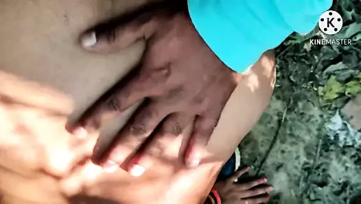 Anjli yenge köpek stilinde lanet, yenge ko jangle beni chod