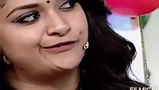 Keerthi suresh ağzına boşalıyor